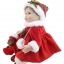 ตุ๊กตาจำลองเด็กทารกชุดคริสต์มาสสีแดงน่ารักน่ากอดChristmas Dress GirL LaDY NPK BRAND