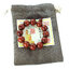 ข้อมือประคำมงคลไม้จันทร์หอม ขนาด 20 มิล /12 เม็ด ของแท้จากทิเบต ไม้แดง