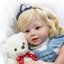 ตุ๊กตาเด็กจำลองสำหรับนักสะสมตุ๊กตาและเหมาะกับเป็นของขวัญreborn toddler EMMA GIRL AND BEAR FRIEND