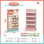 Cross-border ซูเปอร์มาร์เก็ตเด็กเล่นบ้านของเล่นชั้นวางขนาดเล็กบ้านตุ๊กตาขนาดเล็กเครื่องประดับขนาดเล็กชั้นวางจอแสดงผลรุ่น