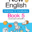 New English Grammar & Vocabulary Book 5 พิมพ์ 2 สี ฟรี!! เฉลย