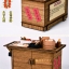 ร้านขายอาหารเช้าสไตล์จีนแจแปนนิสโมเดลร้านอาหารจำลองงานdiy dollhouse