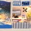โมเดลบ้านจำลอง Navy blue in the sea บ้านติดทะเลสำหรับผู้ที่รักการสะสมและนักประดิษฐ์บ้านจิ๋วโดยเฉพาะ