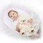 NPK reborn baby dolls ตุ๊กตารีบอร์นน้องเนลล่าน่ารักตุ๊กตาสำหรับนักสะสมและผู้ที่หลงรักงานตุ๊กตาตุ๊กตาจำลองเด็กสาวของขวัญวันหยุดของเล่นตุ๊กตาตุ๊กตาคอลเลกชันเด็ก