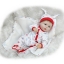 ตุ๊กตาทารกจำลองเสมือนจริงมาพร้อมใบเกิดและขวดนมnpk reborn baby dollน้องมิว