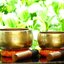 Tibetan Singing Bowl ขันทิเบต(ทองเหลือง) งานทำมือโดยช่างฝีมือชาวเนปาล (14 cm.)
