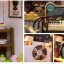 โมเดลเด่นดังแห่งความสุขของคอกาแฟCoffee time modelโมเดลร้านกาแฟจำลอง ร้านคาเฟ่ ชุด coffee time คลาสสิคสไตบ์น่าสะสม