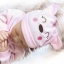 ตุ๊กตาเด็กทารกจำลองเสมือนจริงน้อง pink rabbit white dot งานแท้เสมือนทารกจริงREBORN DOLL NPK BRAND