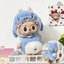 เสื้อผ้าชุดแต่งกายตุ๊กตาลาบูบู้Spot 17 cm labubu blind box ตุ๊กตาเปลี่ยนน่ารักการ์ตูนตุ๊กตาjumpsuitกระเป๋าหมวก