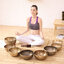 Tibetan Singing Bowl ขันทิเบต(ทองเหลืองรมดำ) งานทำมือโดยช่างฝีมือชาวเนปาล (12.5 cm.)