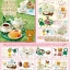 รีเม้นท์ของเล่นของจิ๋วชุดริลักคุมะดื่มน้ำชาในสวนสวย rement Rilakkuma british tea time