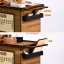 ร้านขายอาหารเช้าสไตล์จีนแจแปนนิสโมเดลร้านอาหารจำลองงานdiy dollhouse