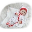 ตุ๊กตาทารกจำลองเสมือนจริงมาพร้อมใบเกิดและขวดนมnpk reborn baby dollน้องมิว
