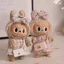 เสื้อผ้าชุดแต่งกายตุ๊กตาลาบูบู้Spot 17 cm labubu blind box ตุ๊กตาเปลี่ยนน่ารักการ์ตูนตุ๊กตาjumpsuitกระเป๋าหมวก
