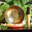 ขันทิเบต(ทองเหลือง)Tibetan Singing Bowl งานทำมือโดยช่างฝีมือชาวเนปาล ขนาด 18 cm.