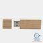 แฟลชไดร์ฟไม้ ทรงสี่เหลี่ยม (Wooden Flash Drive)