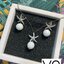J00038 ชุดเครื่องประดับ Jewelry Set สร้อยคอและต่างหูวินเทจ Vintage Necklace, Vintage Earrings