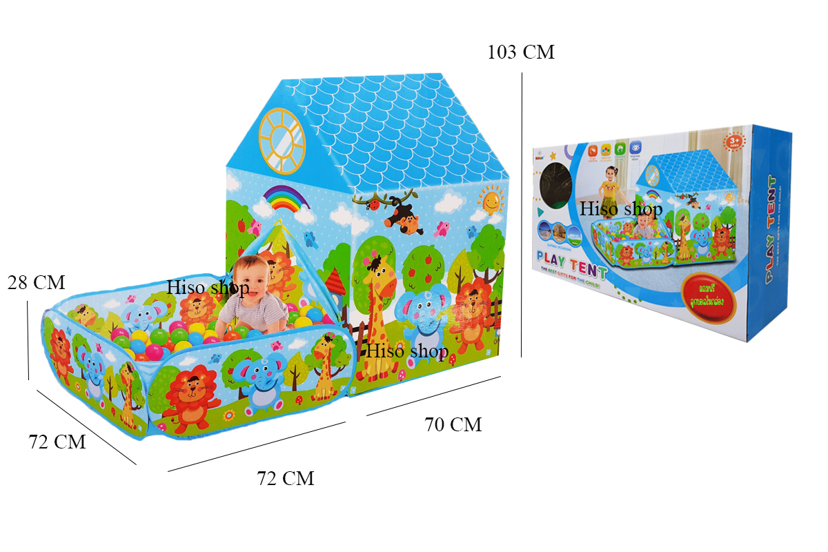 เต นบ านบอล ขนาดใหญ พร อมแถมล กบอลฟร ช วยเสร มสร างพ ฒนาการให ก บเด กๆ toy world play tent inclusion ฟ า