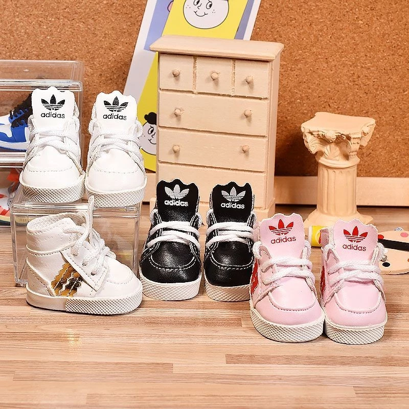 รองเท้าผ้าใบจิ๋วแสนน่ารักLabubu shoes doll miniature รองเท้าจิ๋วตุ๊กตาลาบูบู้ labubu popmart